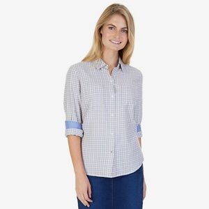 Nautica • NWT Gingham Cotton Flannel Shirt